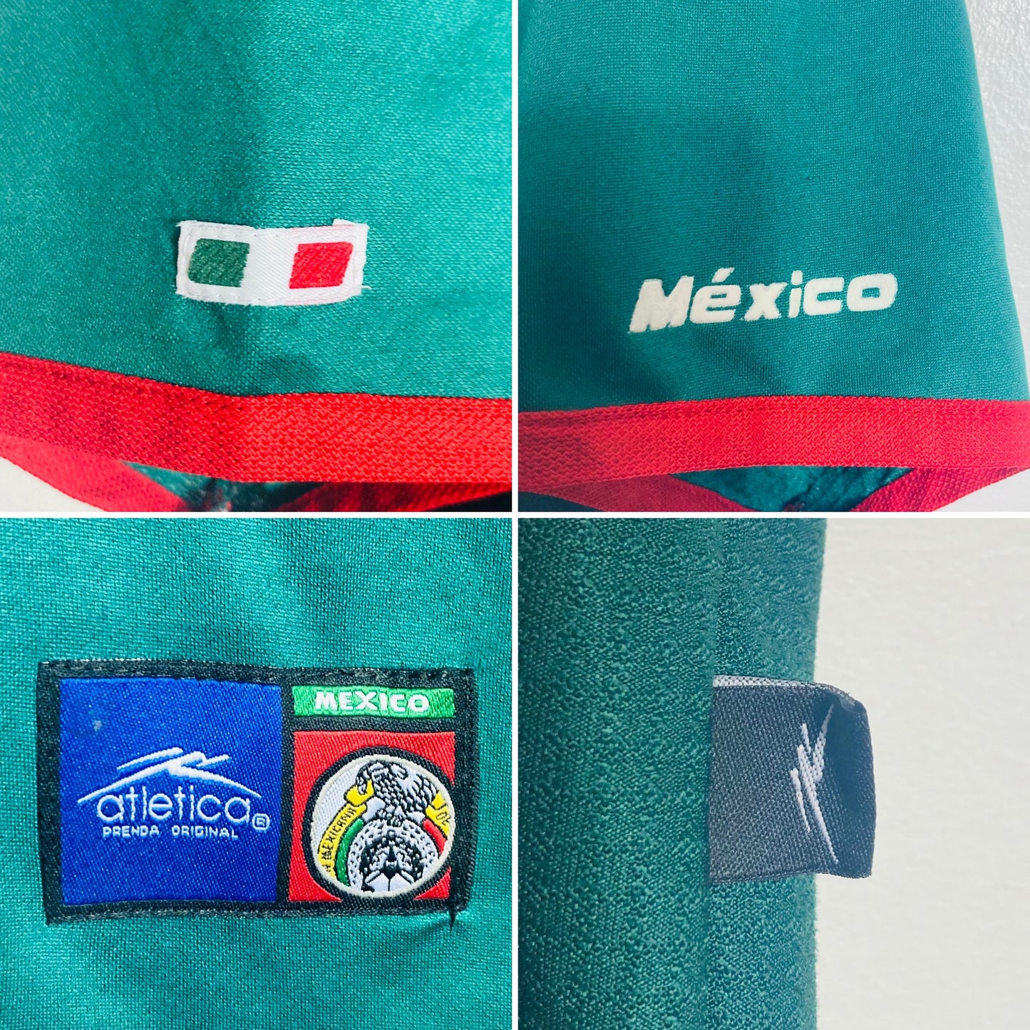 Mexico home football shirt 2001/02 Blanco XL