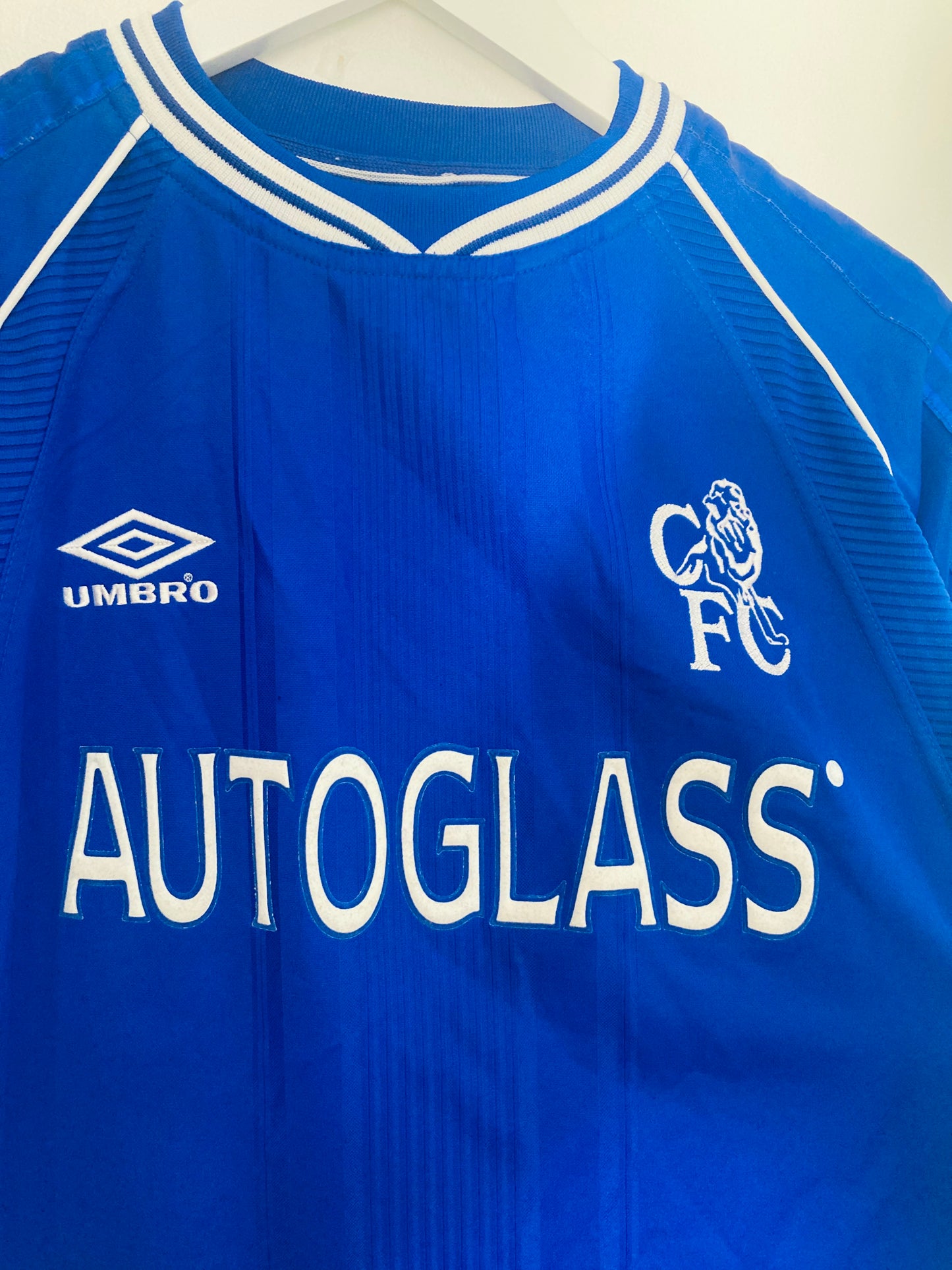 Chelsea home football shirt 1999/2000 Leboeuf Large