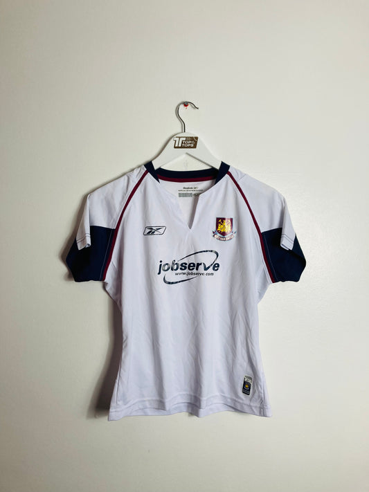 West Ham United away football shirt 2005/06 Ladies size 12