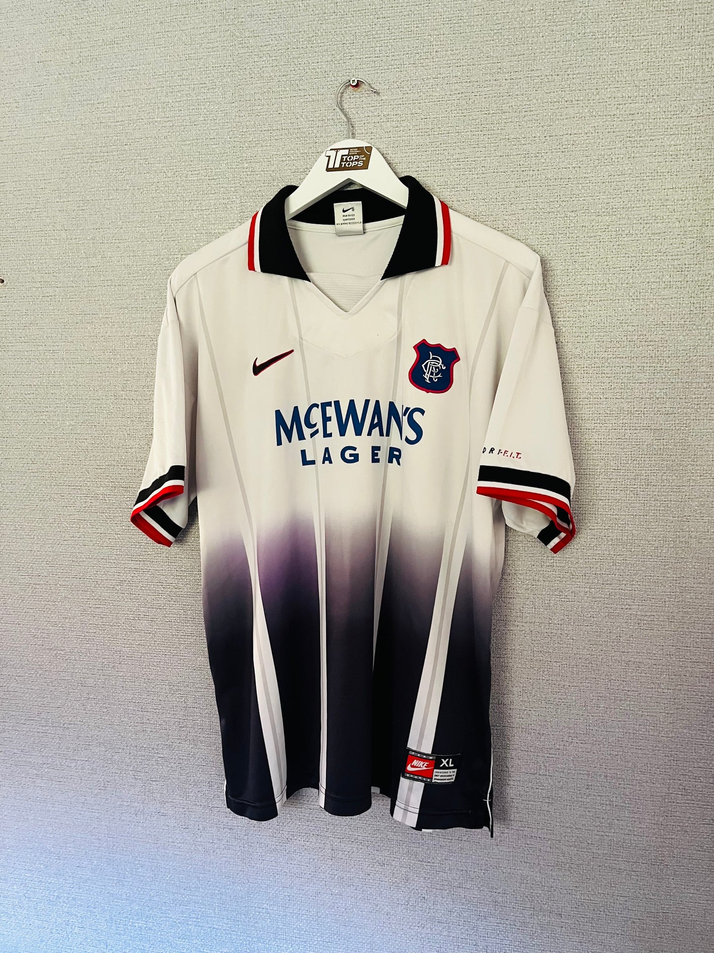 Glasgow Rangers away football shirt 1997/97 XL