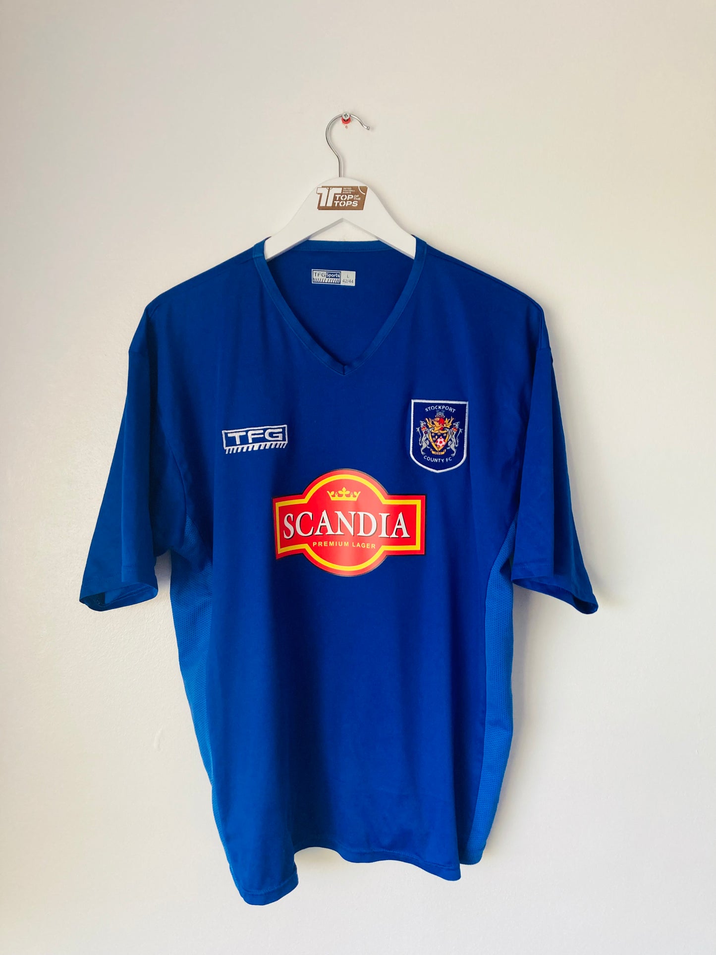 Stockport County home football shirt 2004/06 Large