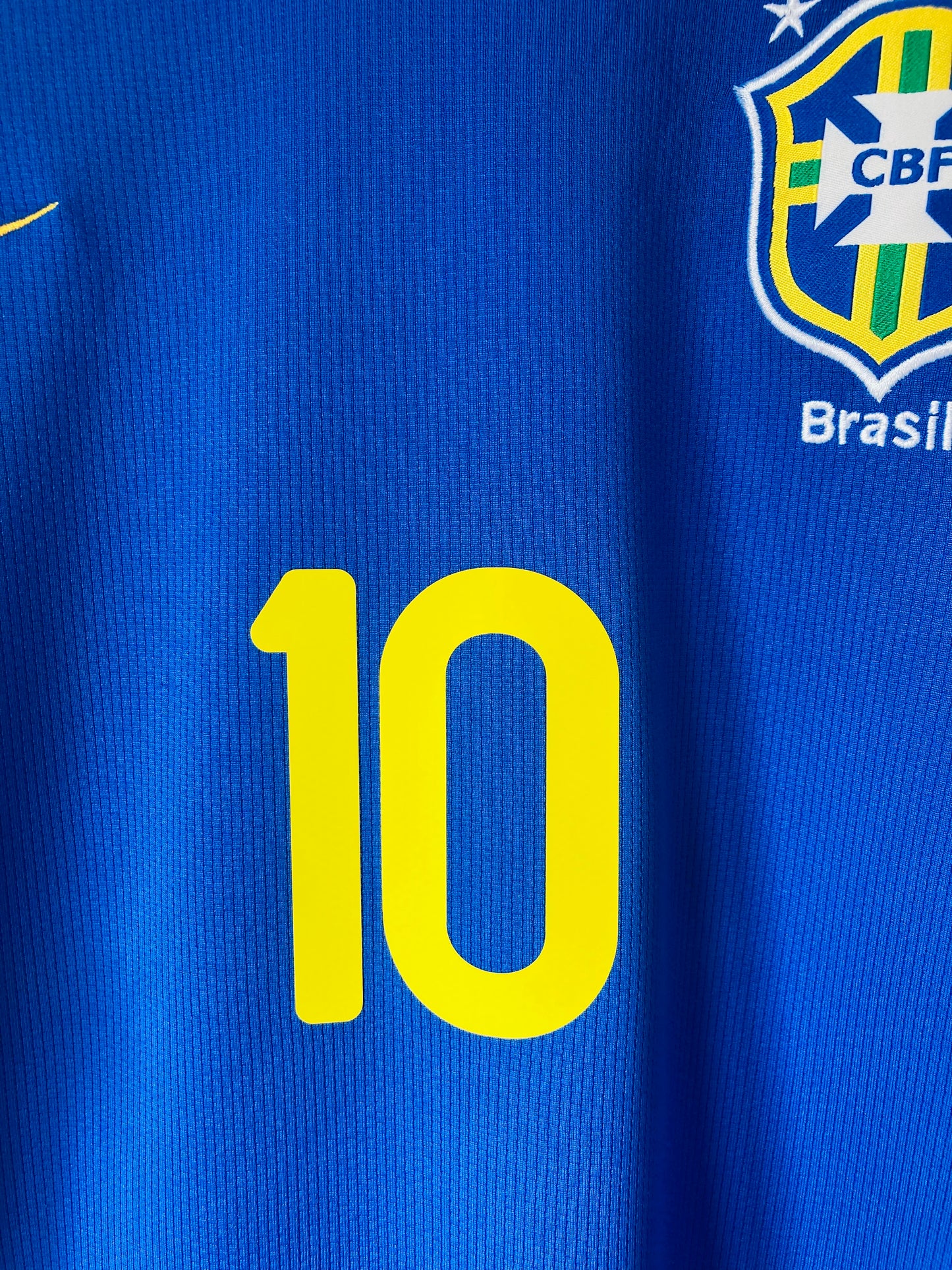 Brazil away football shirt 2008/10 Ronaldinho XL