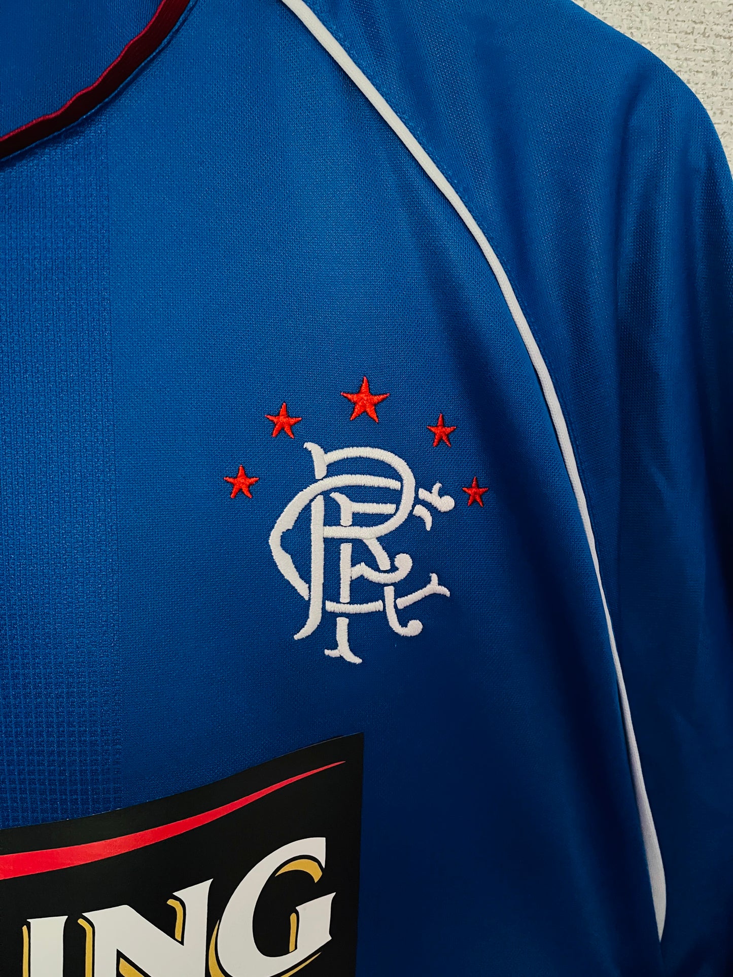 Glasgow Rangers home football shirt 2005/06 Ricksen Medium