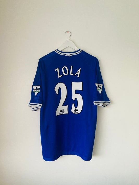 Chelsea home football shirt 1999/2000 Zola XXL