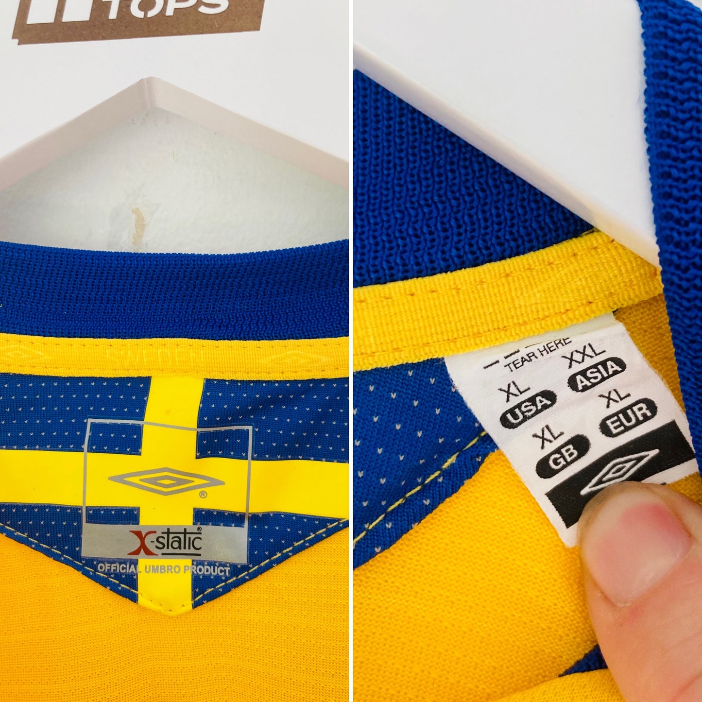 Sweden home football shirt W/C 2006 Zlatan XL