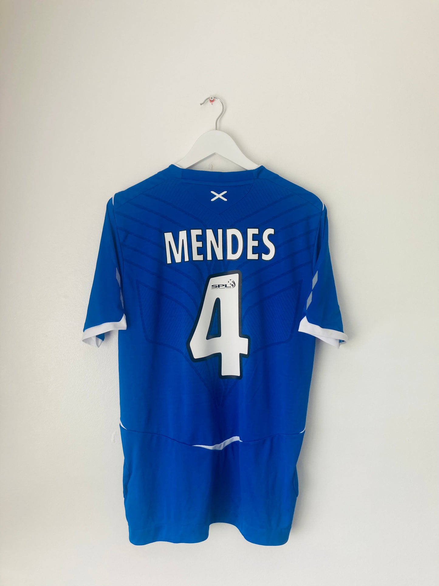 Rangers home football shirt 2008/09 Mendes Large