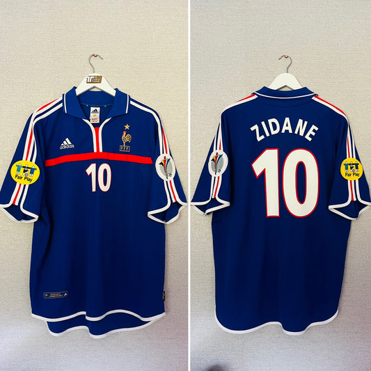 France home football shirt
Euro 2000 Zidane XL