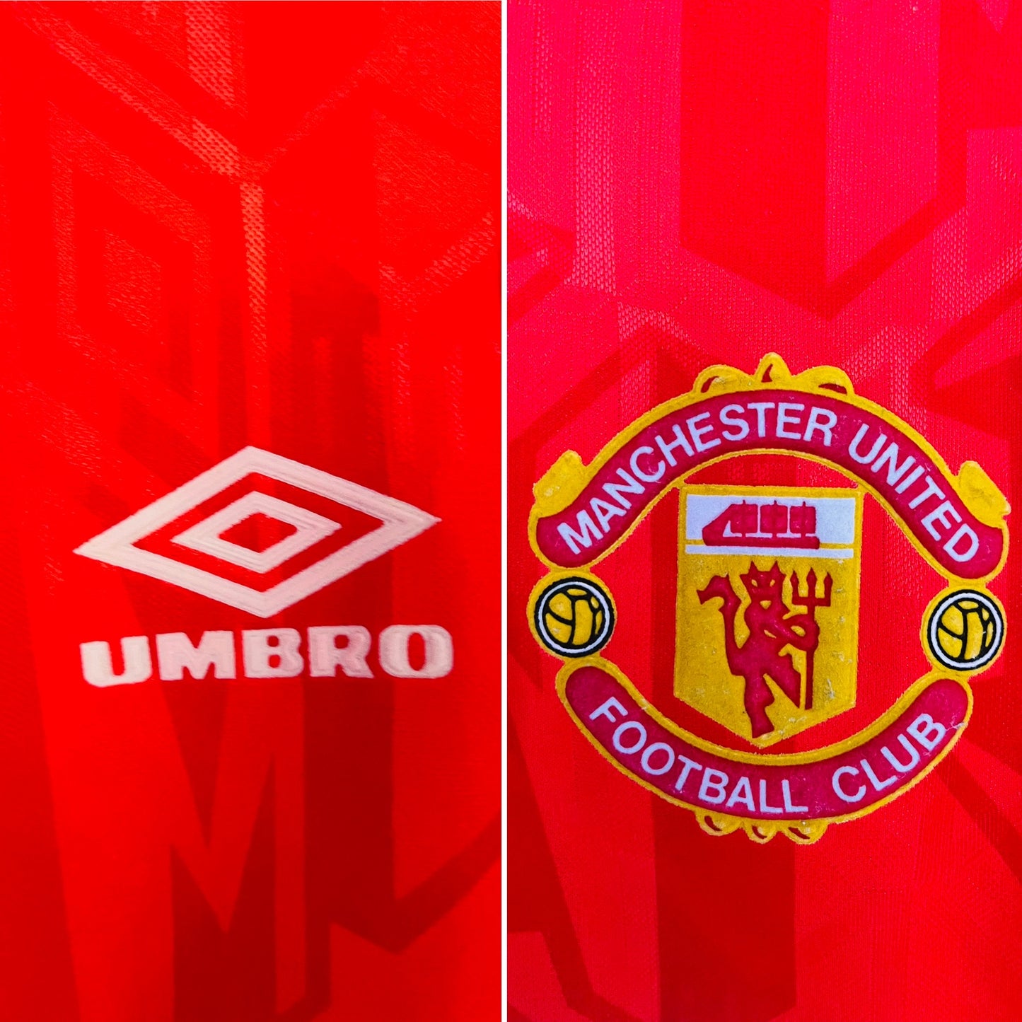 Manchester United home football shirt 1992/94 Cantona XL