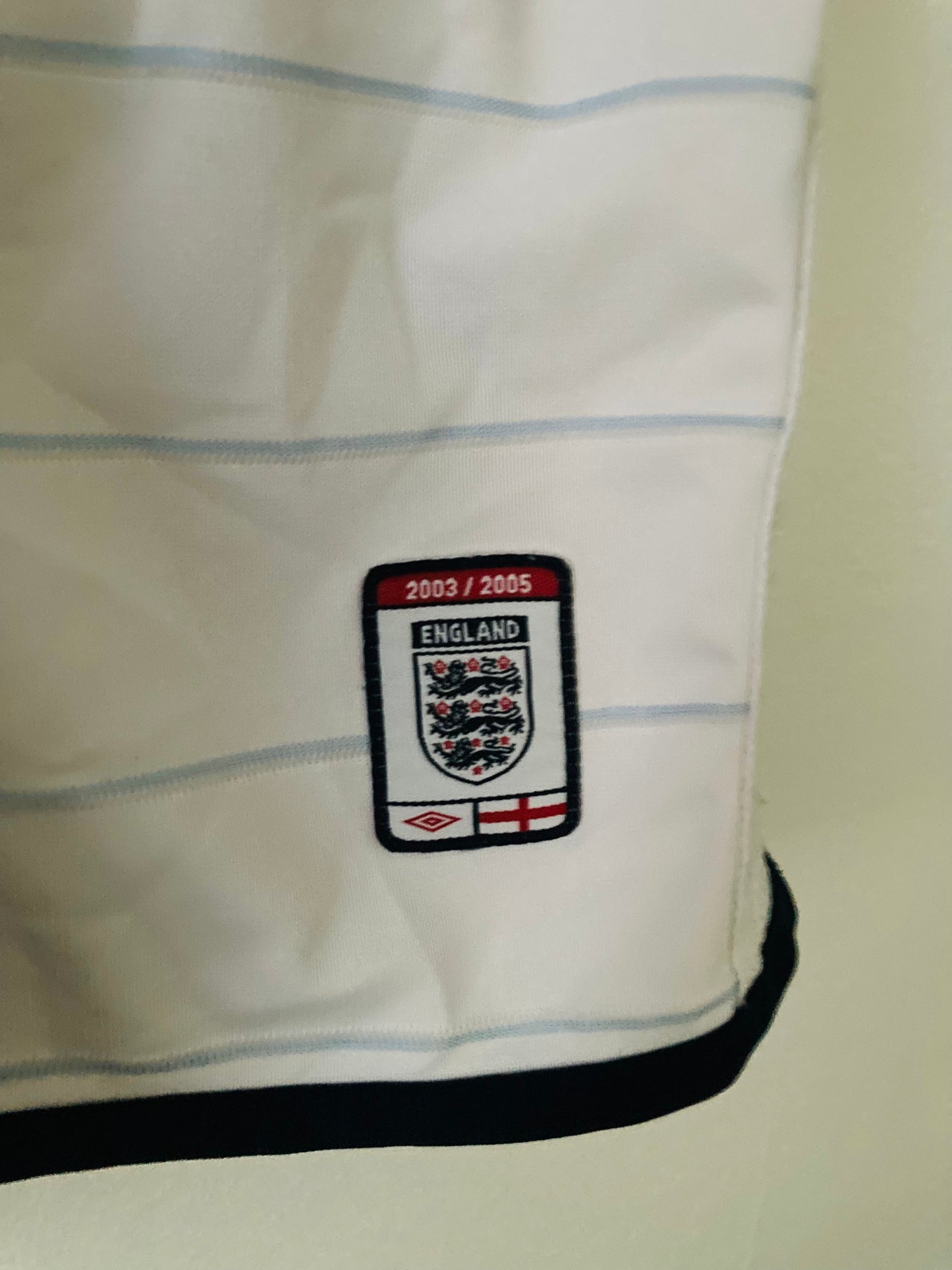 England home football shirt Euro 2004 Beckham XL