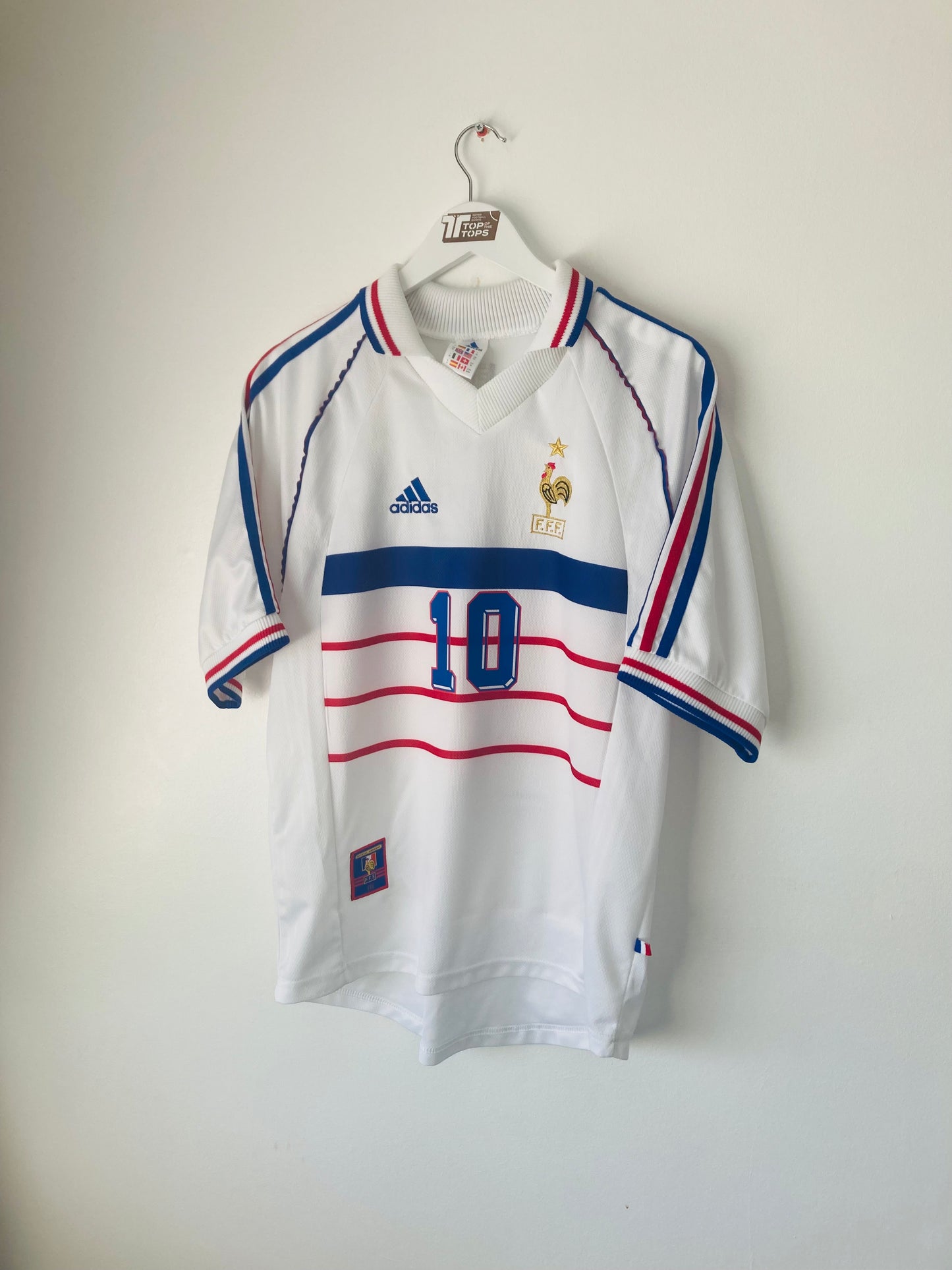 France away football shirt W/C 1998 Zidane Medium