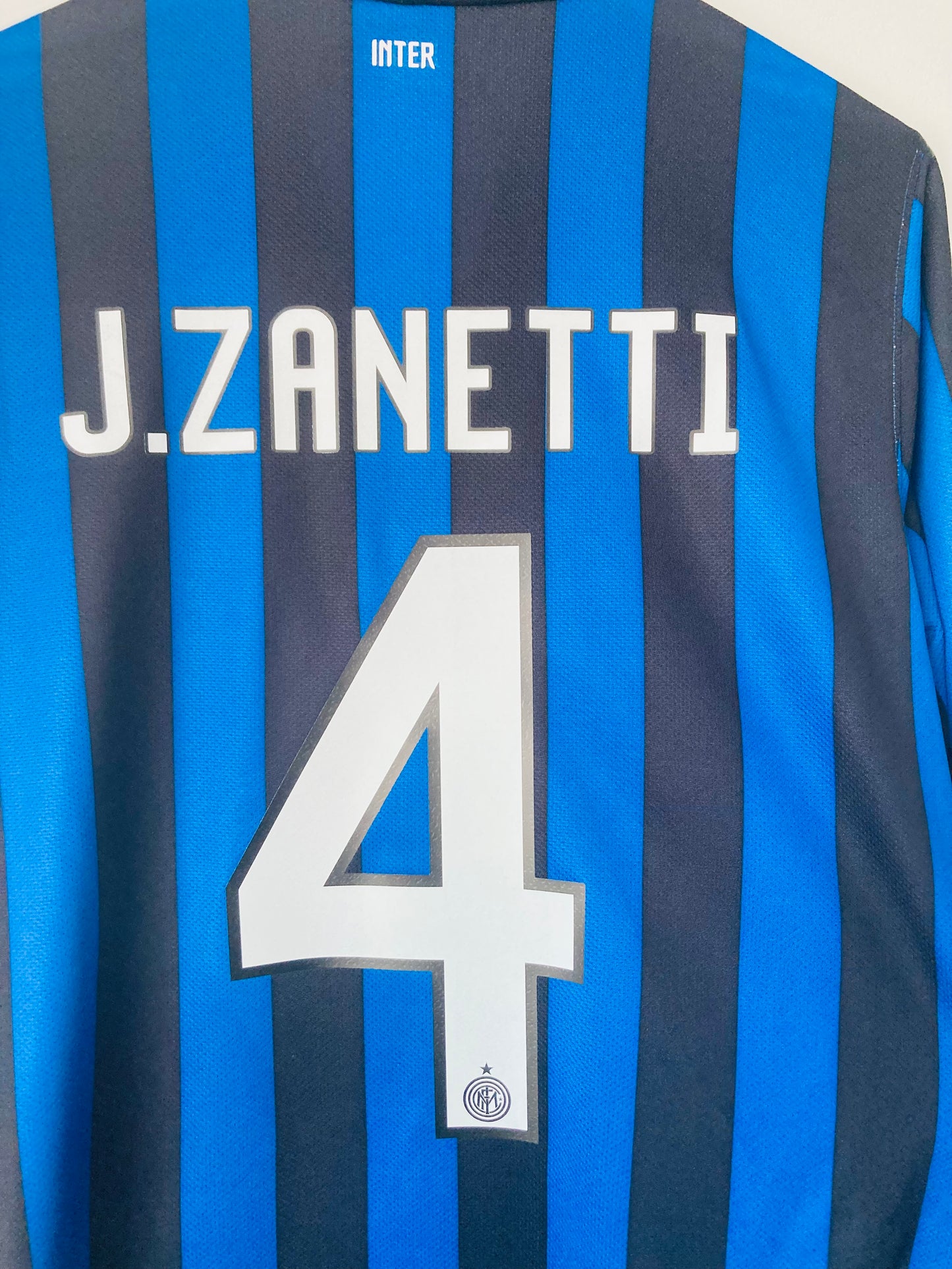 Inter Milan home football shirt (player version) 2011/12 Zanetti XL