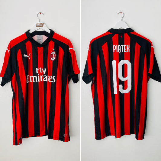 AC Milan home football shirt 2018/19 Piatek XL