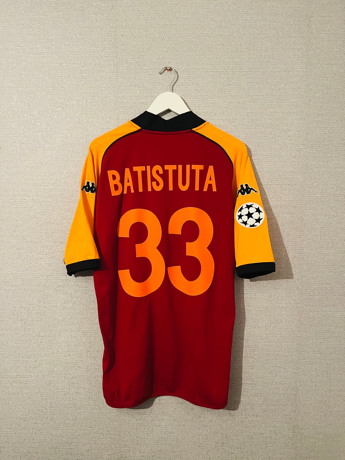 Roma cup football shirt 2002/03 Batistuta XL