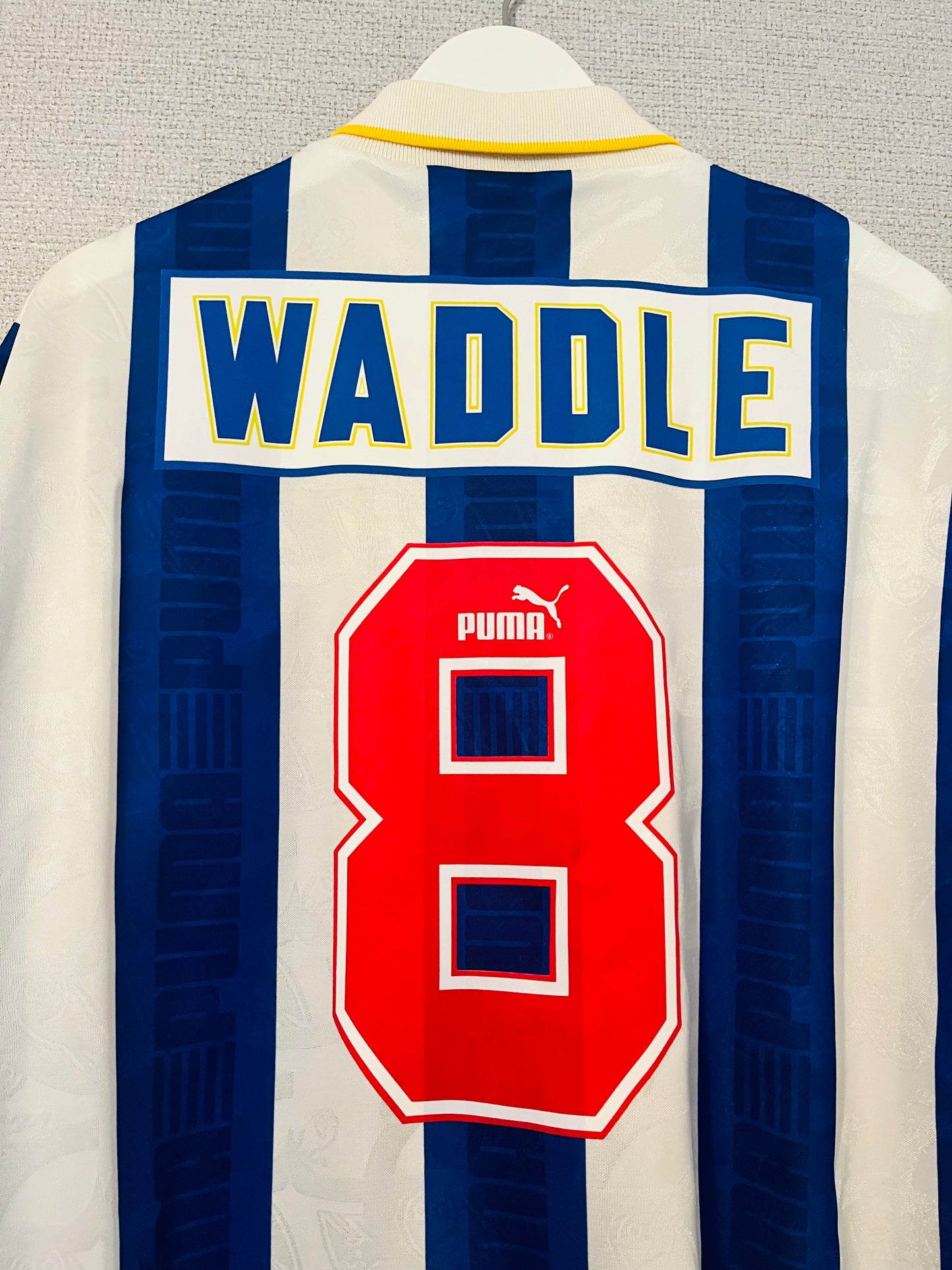 Sheffield Wednesday home football shirt 1993/95 Waddle Large