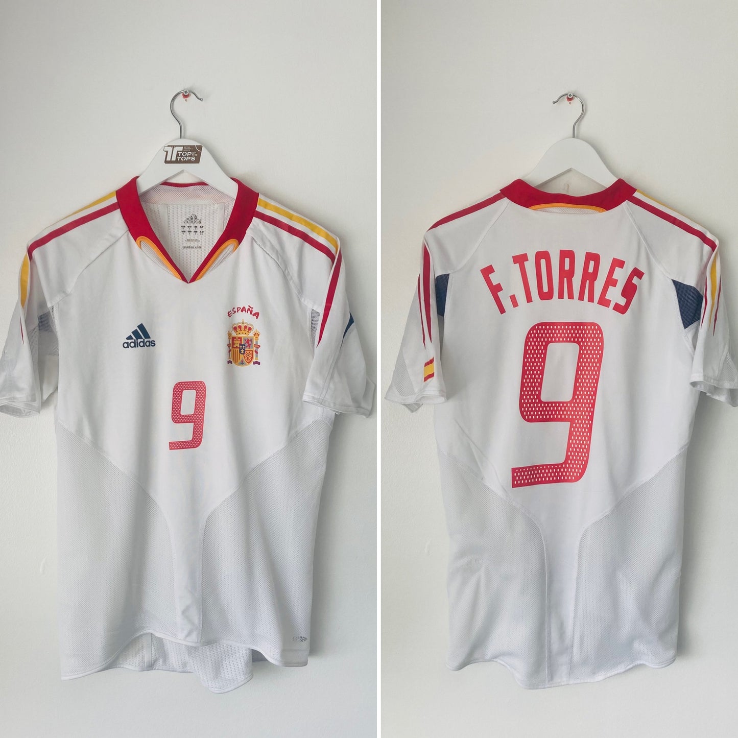 Spain away football shirt 2004/06 Torres Medium player version