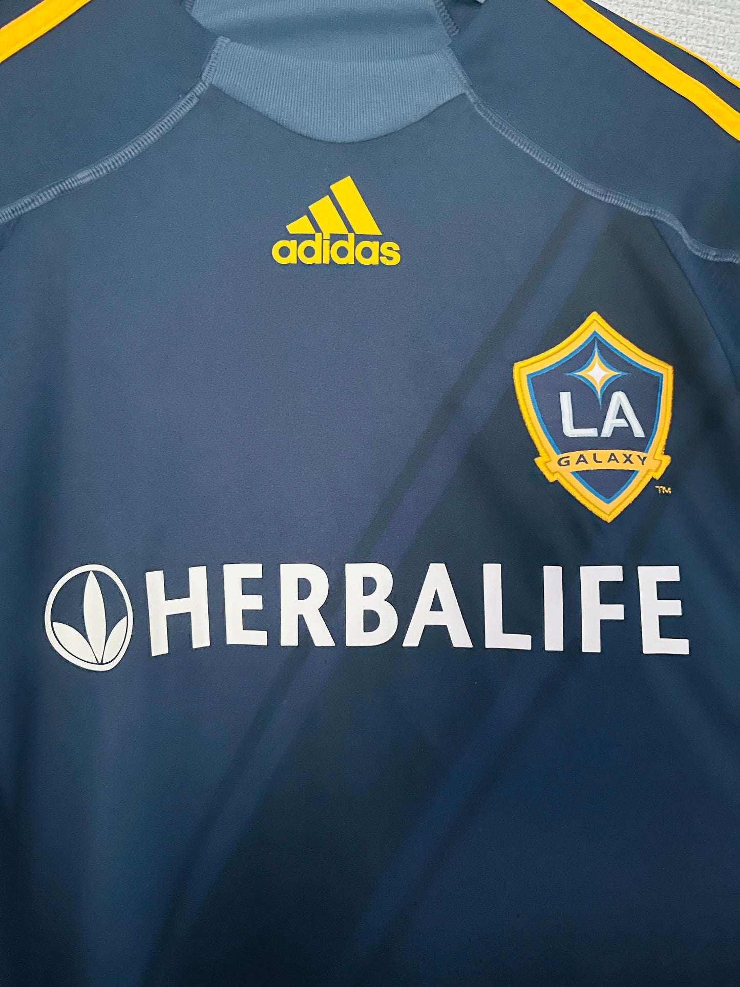 LA Galaxy away football shirt 2009/10 Beckham Large