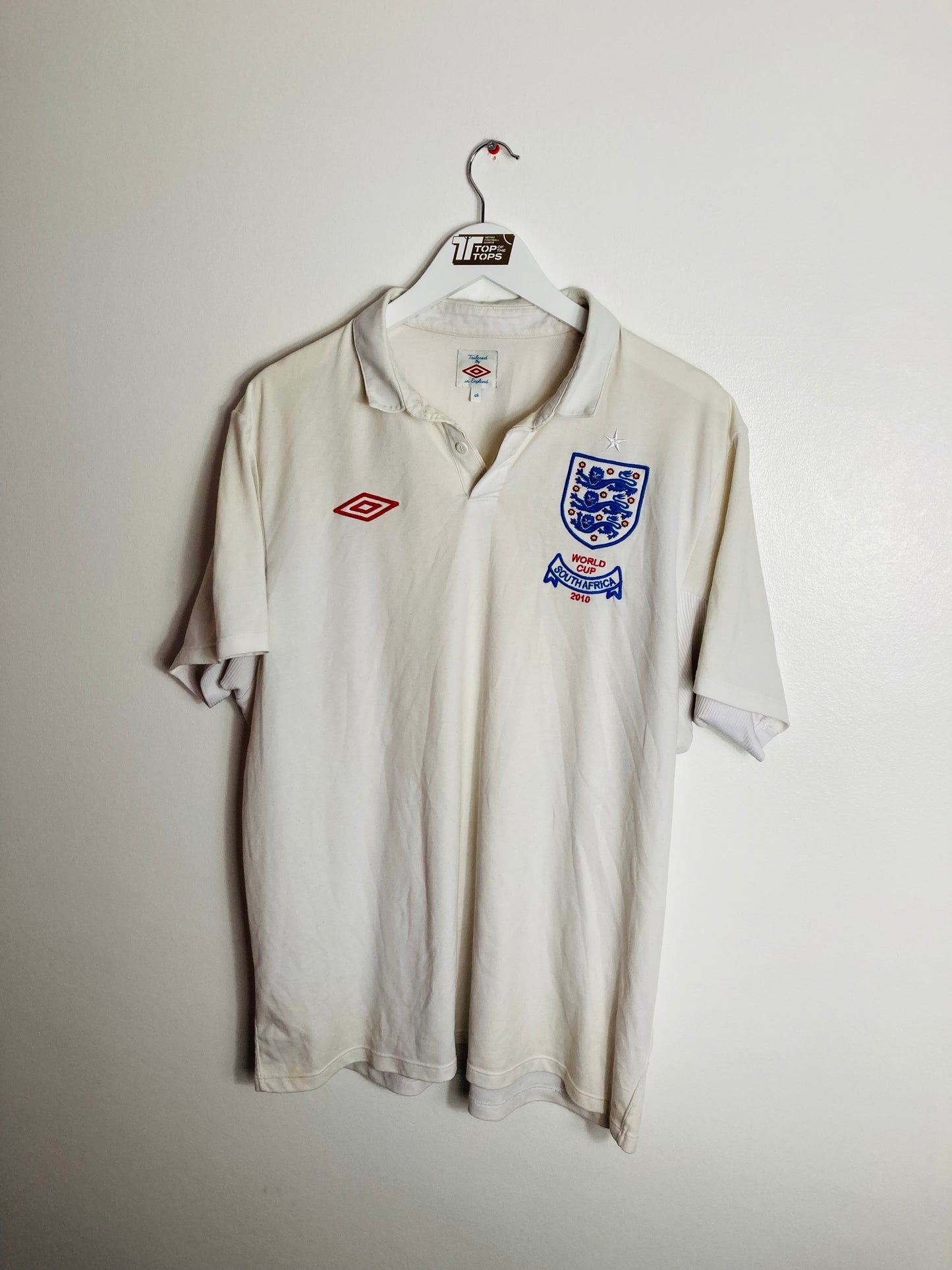 England home football shirt 2010 XL