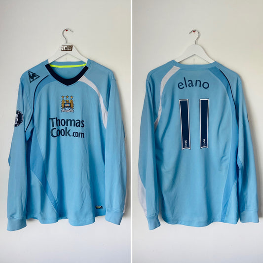 Manchester City home football shirt 2008/09 Elano Large