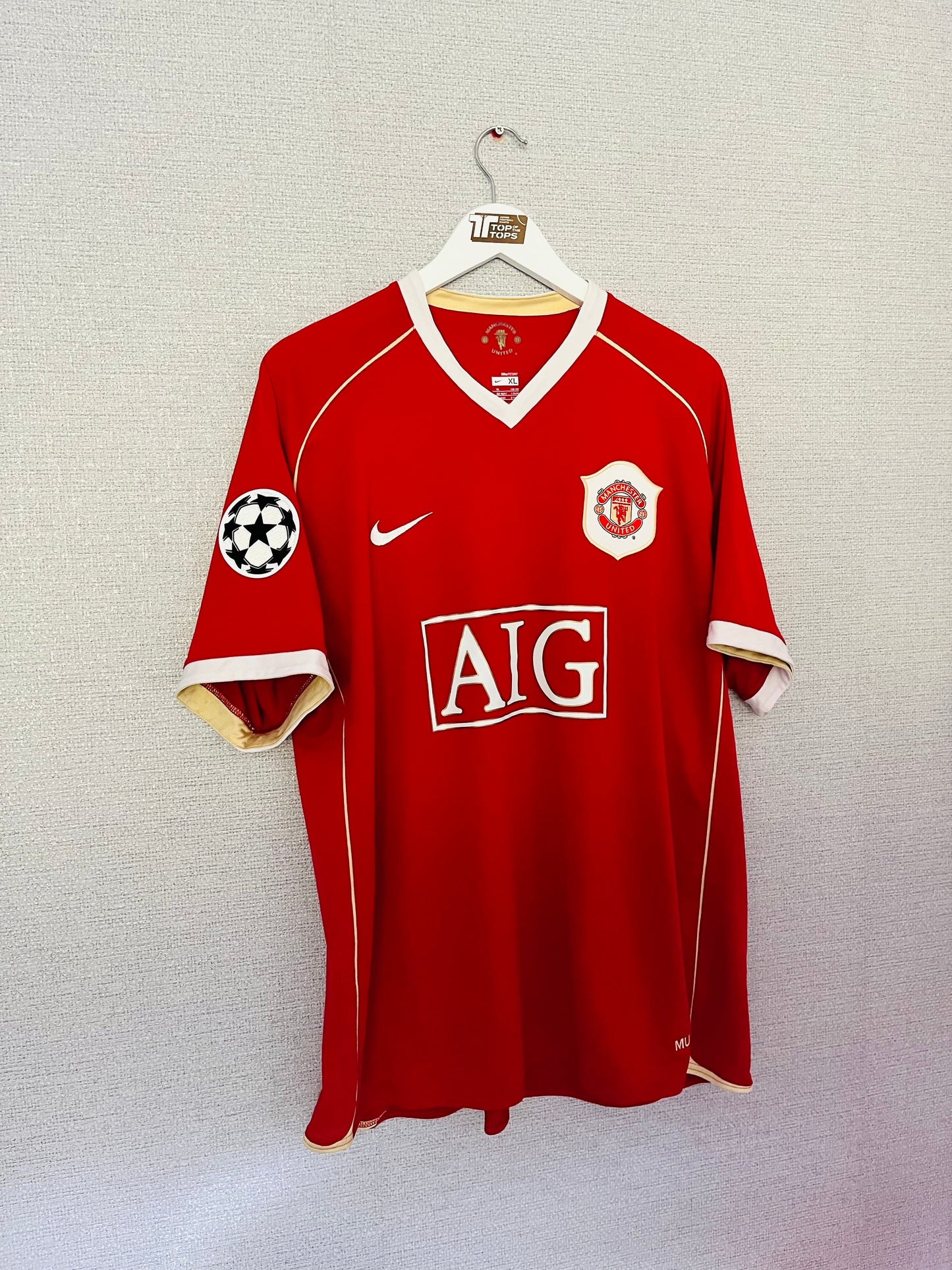 Manchester United home football shirt 2006/07 CR7 XL