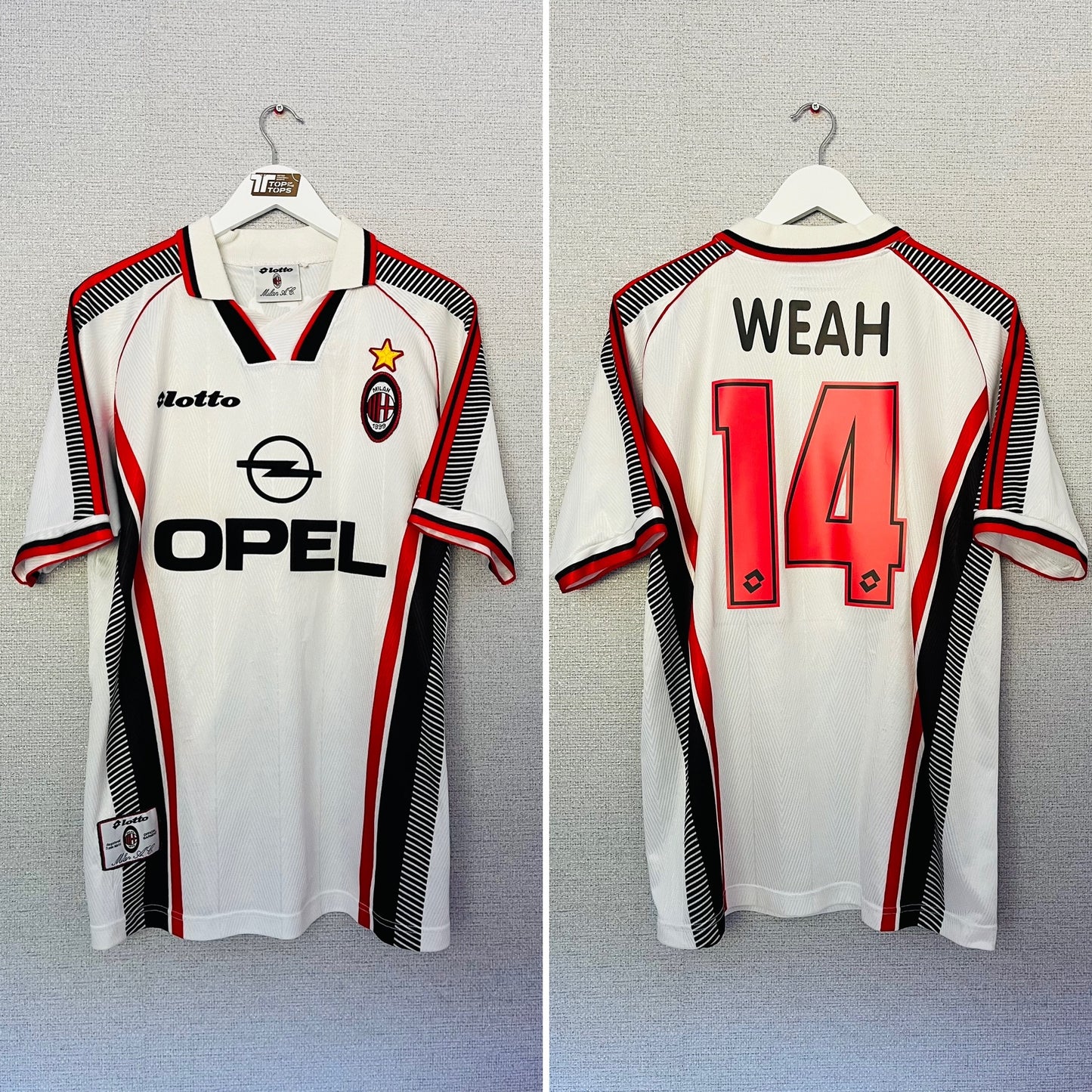 AC Milan away football shirt
1997/98 Weah Large