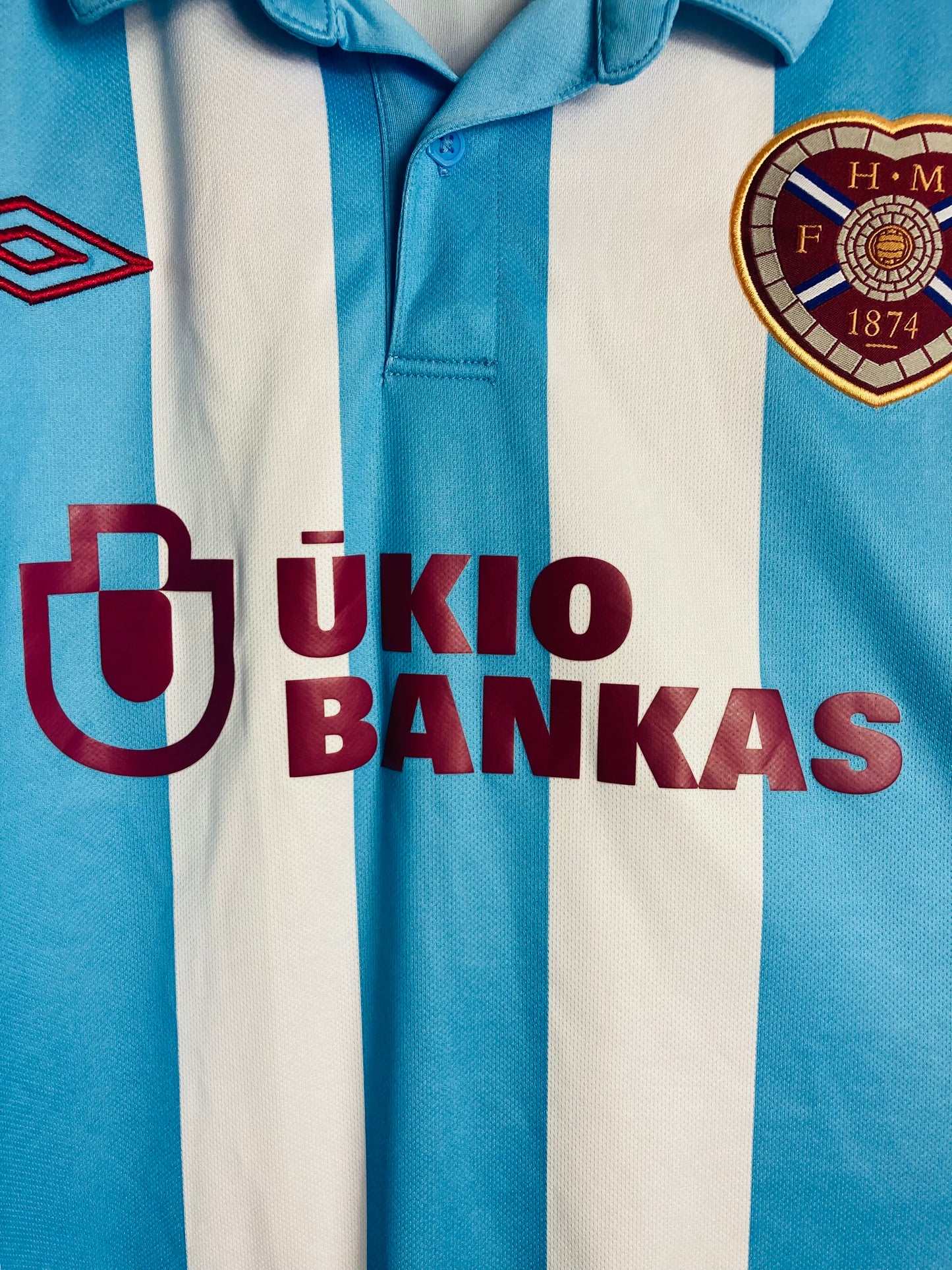 Heart of Midlothian away football shirt Hearts 2010/11 XL