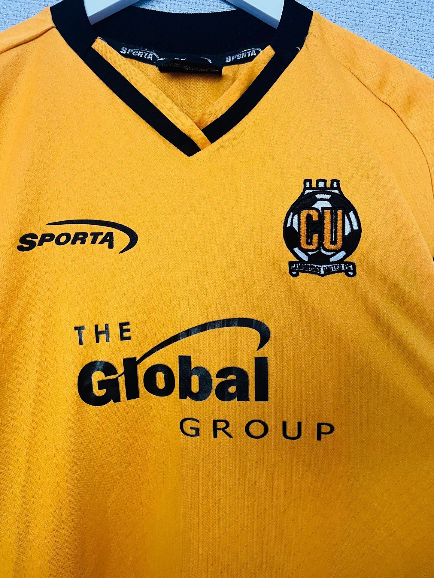 Cambridge United home football shirt 2005/07 Large