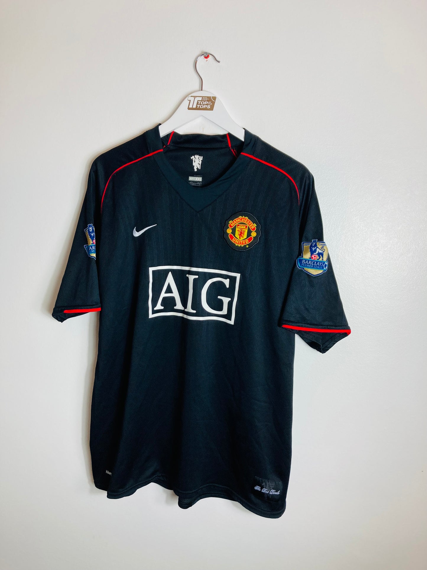 Manchester United away football shirt
2007/08 Scholes XXL