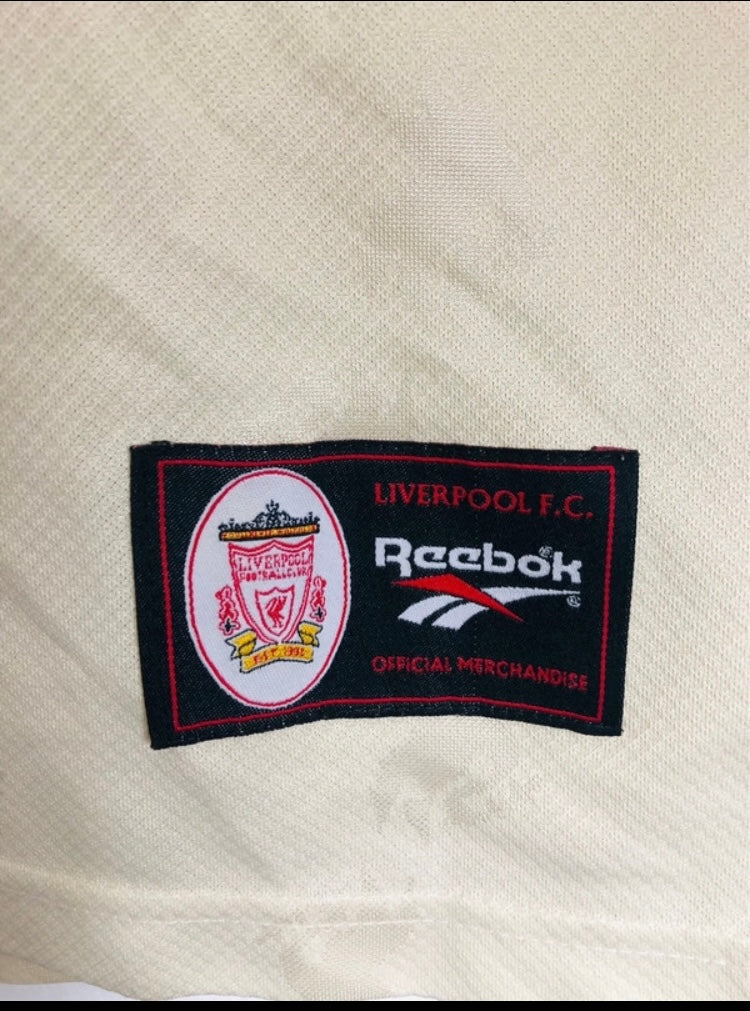 Liverpool away football shirt 1996/97 Large