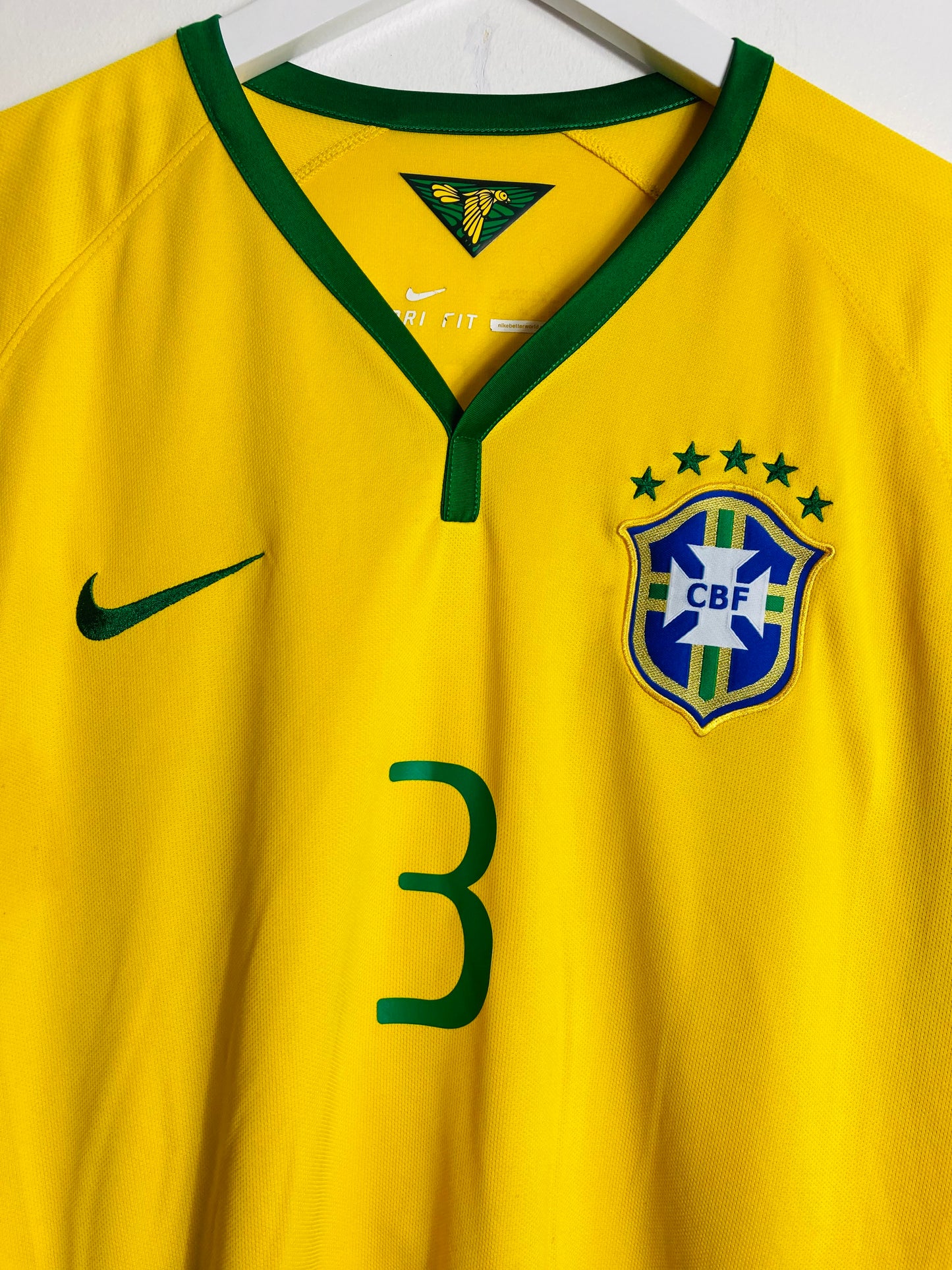 Brazil home football shirt W/C 2014 Silva XL