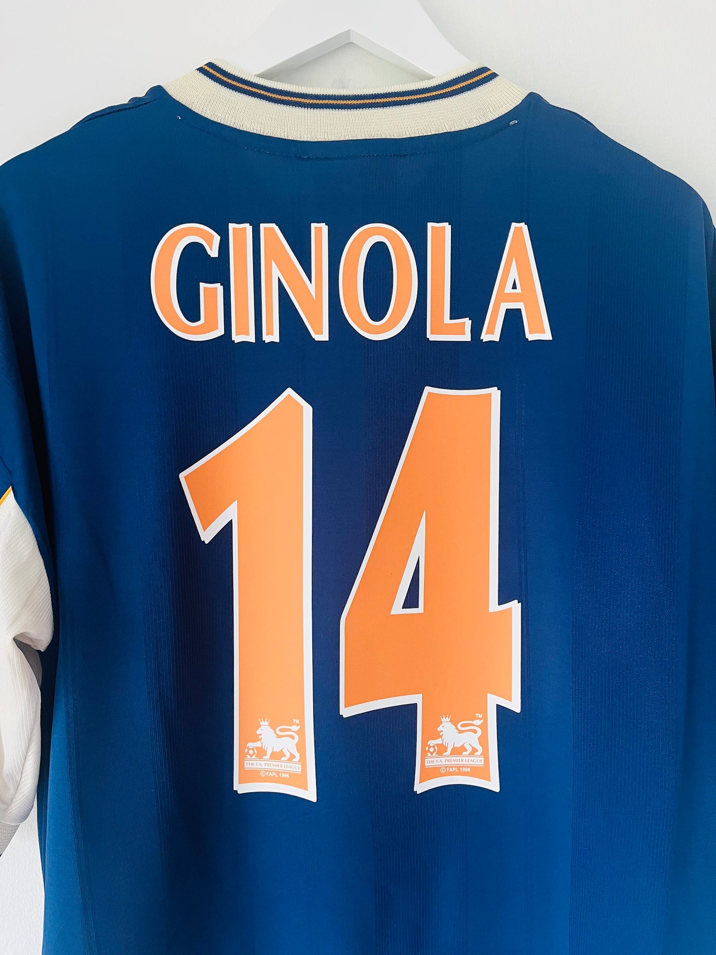 Tottenham Hotspur away football shirt 1997/98 Ginola XL