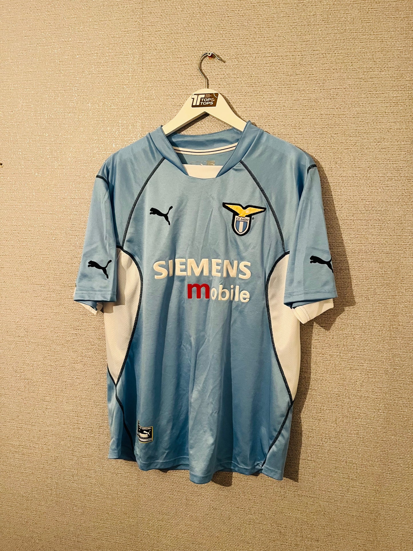 Lazio home football shirt 2001/02 Crespo Large