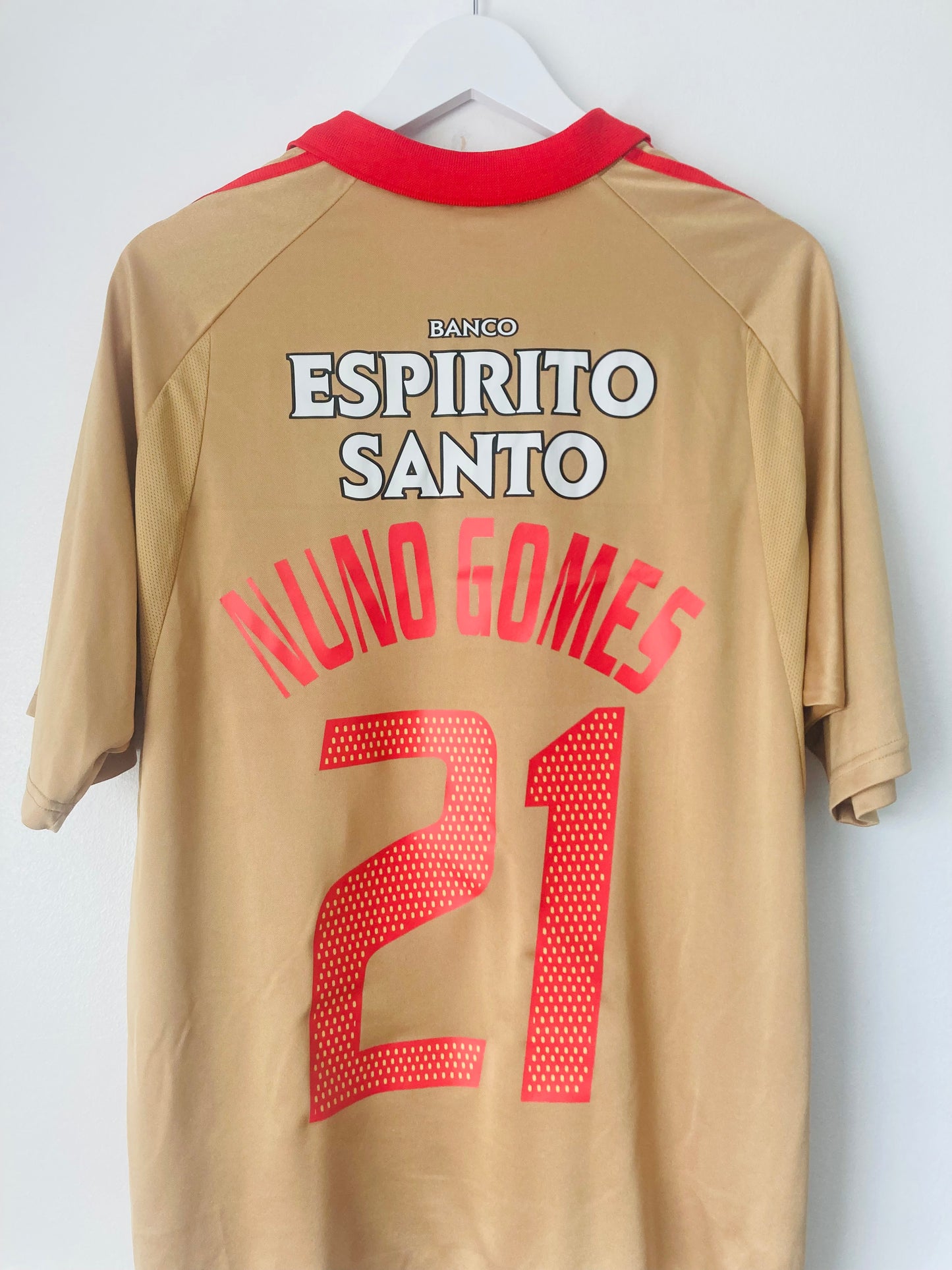 Benfica third centenary football shirt 2004/05 Nuno Gomes Large