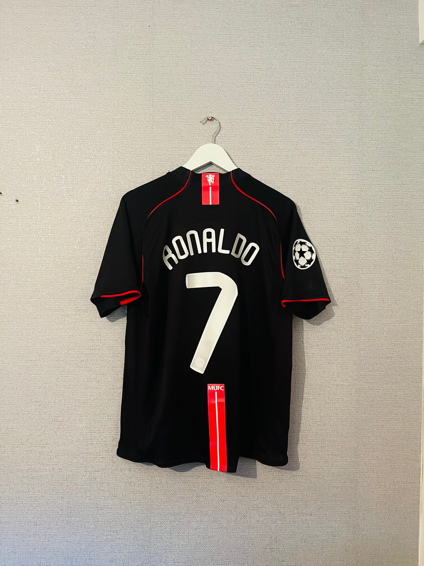 Manchester United away football shirt 2007/08 CR7 Medium