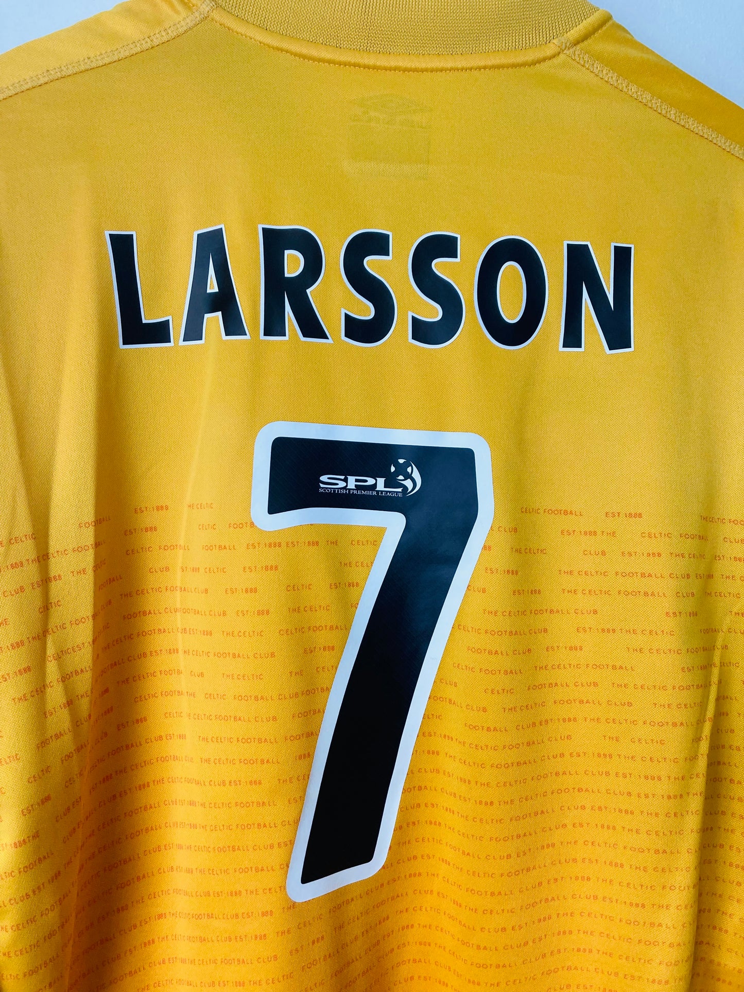 Celtic away football shirt 2002/03 Larsson XXL