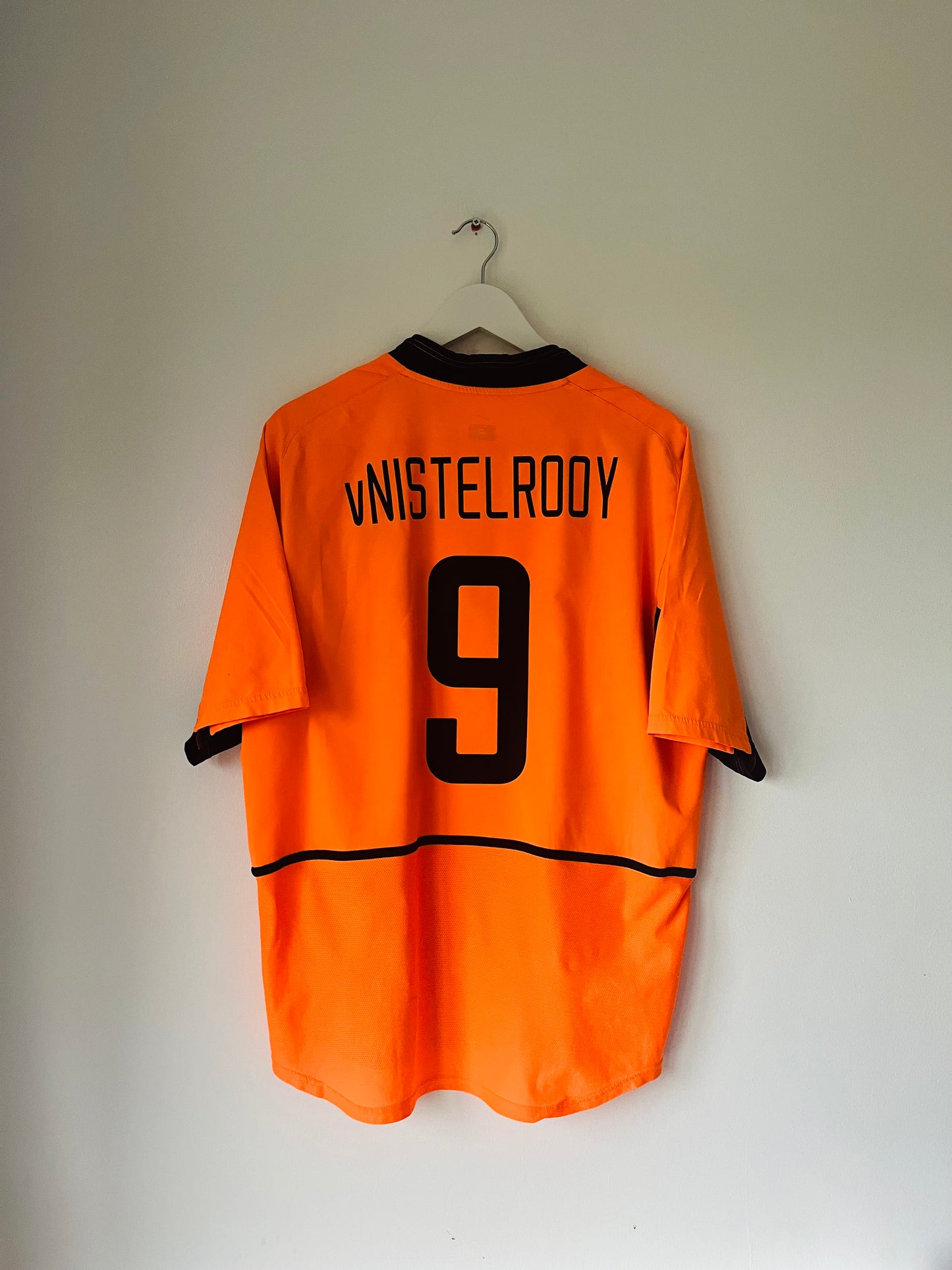 Holland Netherlands home football shirt 2002/03 Van Nistelrooy Large