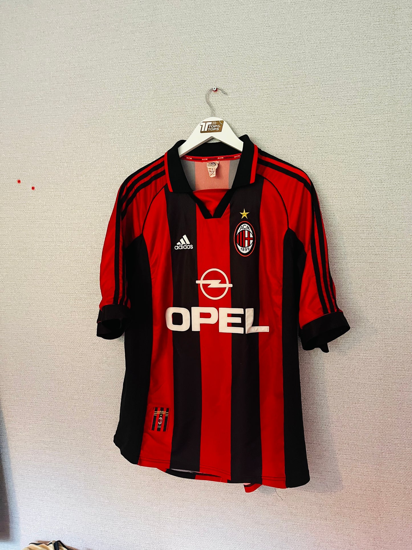AC Milan home football shirt 1998/2000 Maldini XL