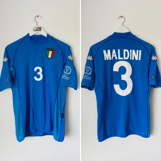 Italy home football shirt
W/C 2002 Maldini Large