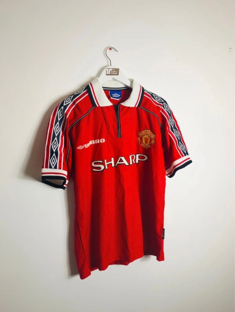 Manchester United home football shirt Beckham Medium