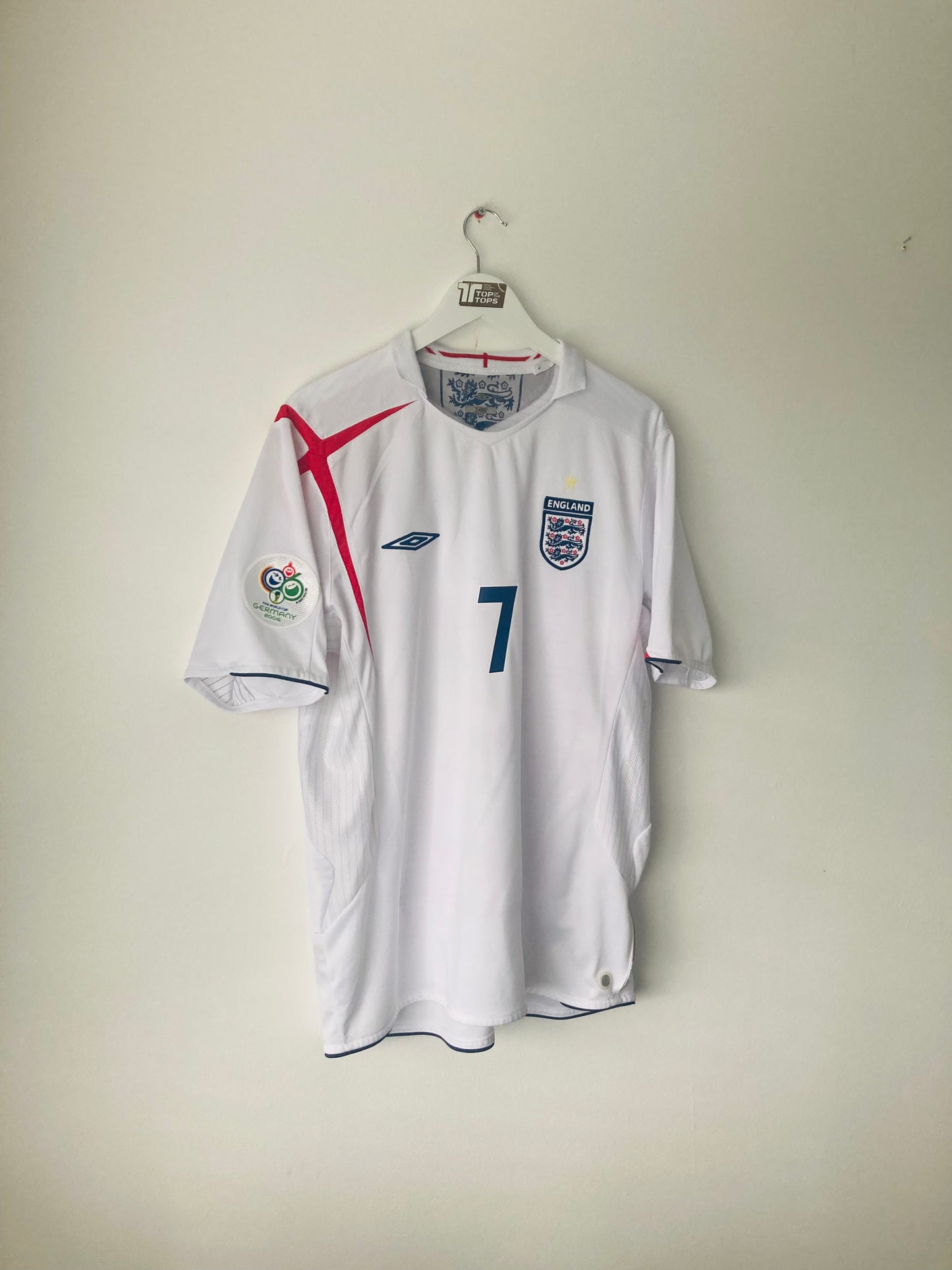 England home football shirt
World Cup 2006 Beckham XL