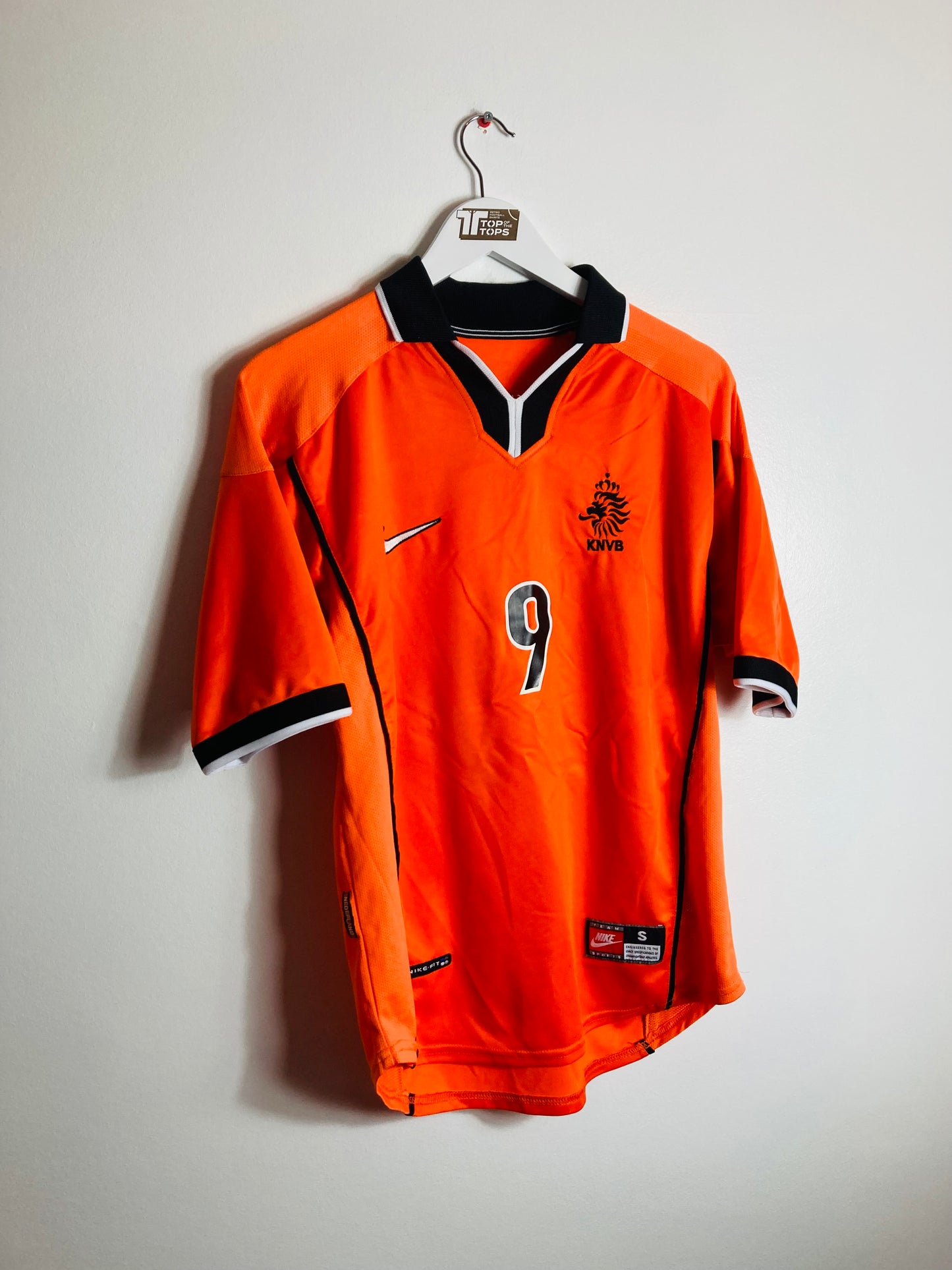 Holland Netherlands home football shirt W/C 1998 Kluivert small