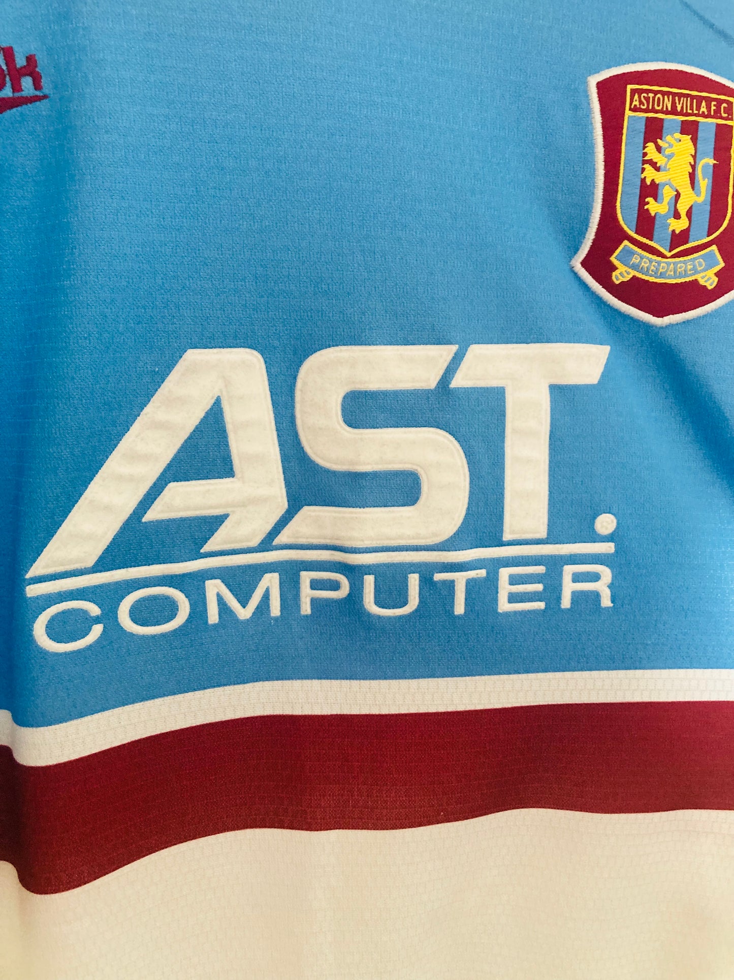 Aston Villa away football shirt 1997/98 Yorke Large