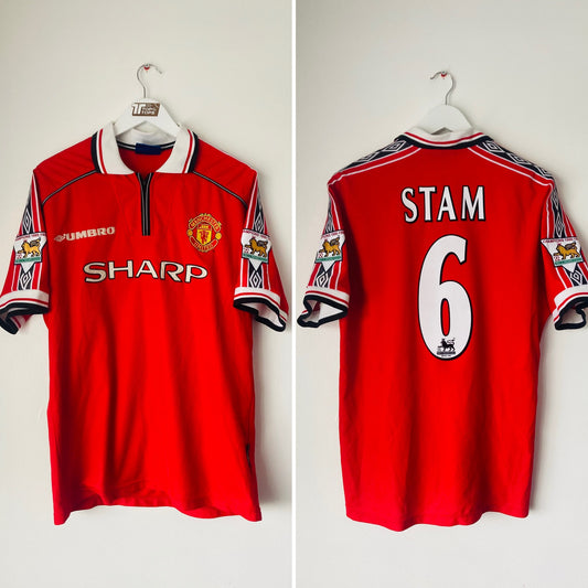 Manchester United home football shirt 1999/2000 Stam Large