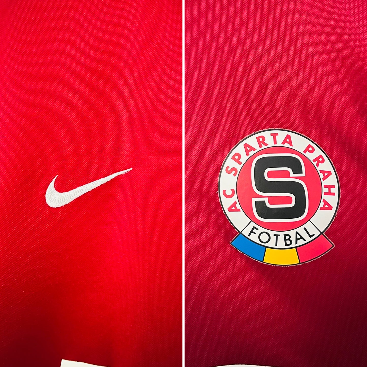 Sparta Prague home football shirt 2003/05 Poborsky Large