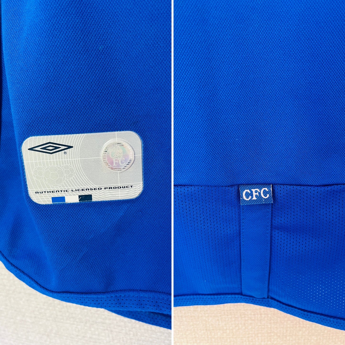 Chelsea home football shirt
2001/03 Zola Large