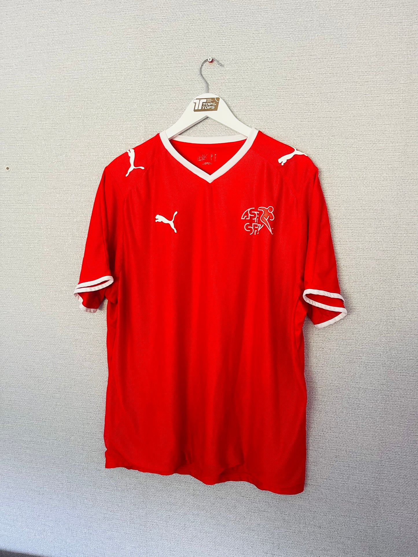 Switzerland home football shirt 2008/10 XL