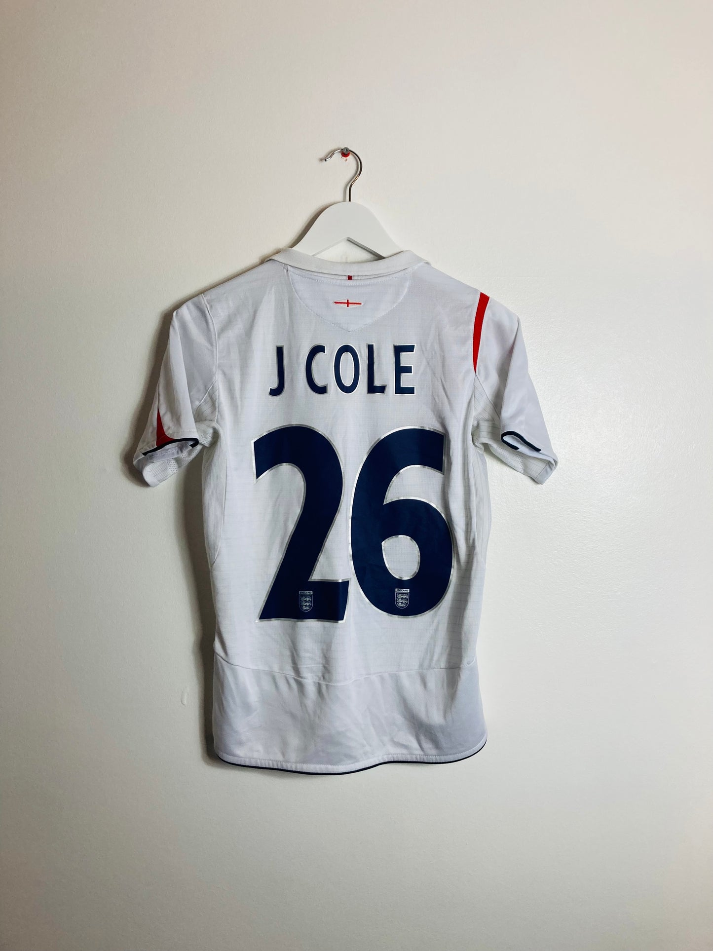 England home football shirt Large youths 2005/07 Joe Cole
