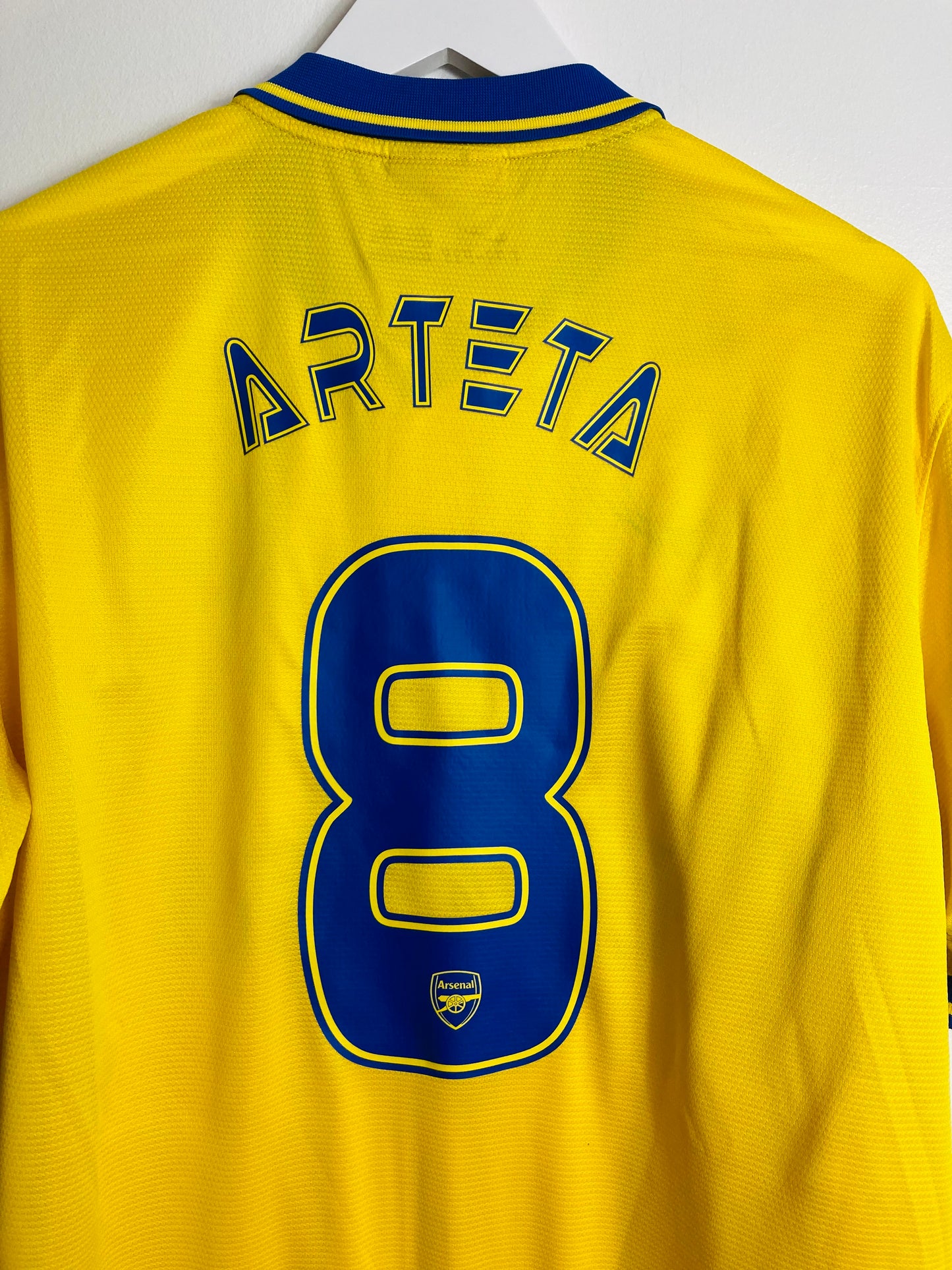 Arsenal away football shirt 2013/14 Arteta XL
