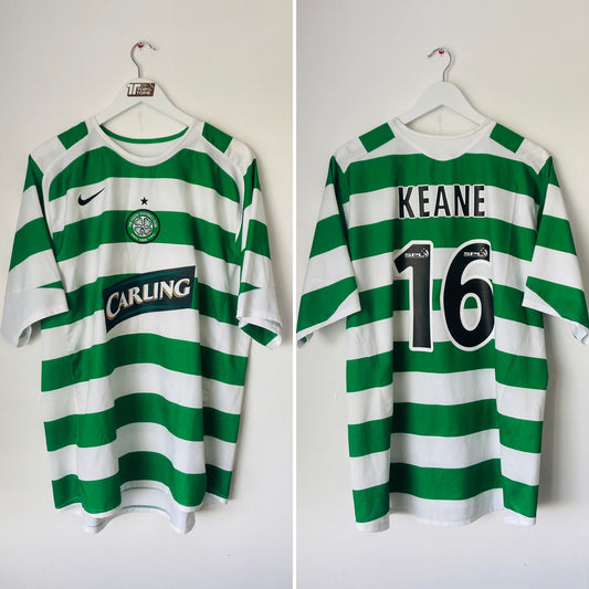 Glasgow Celtic home football shirt 2005/06 Roy Keane XL