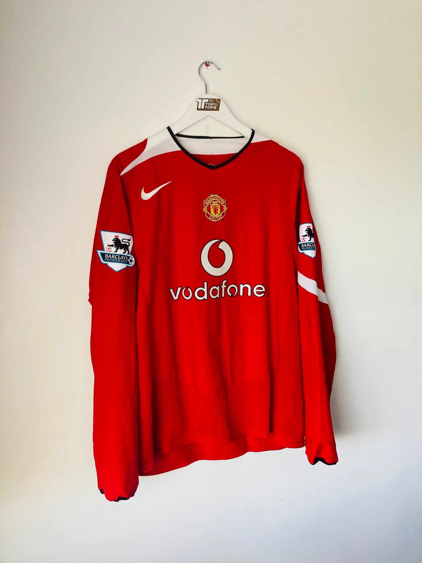 Manchester United home football shirt 2004/05 Keane XL