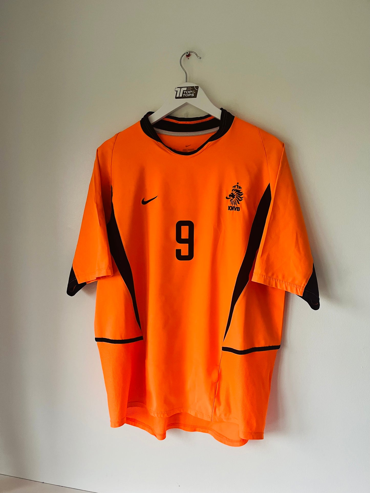 Holland Netherlands home football shirt 2002/03 Van Nistelrooy Large